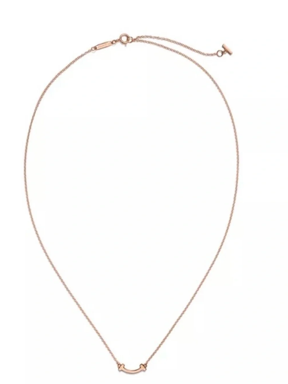 Tiffany & Co. Mini smile pendant in rose gold